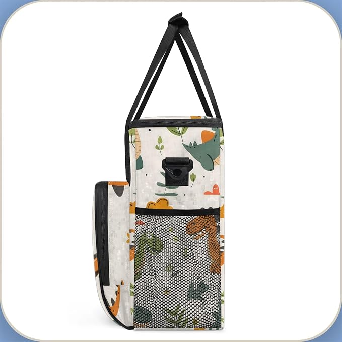 Dinosaur Cute Animal Coffee Maker Carring Bag, Large Insulated Storage - Image 4