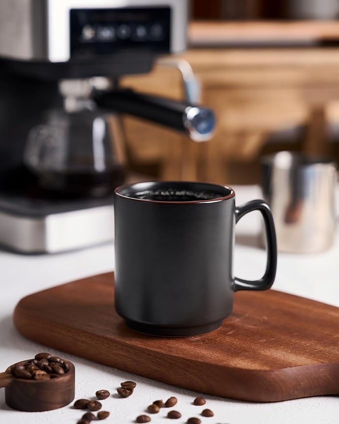 famiware Coffee Mugs Set of 6, Nebula 14oz Coffee Mugs, Ceramic Cup Set - Image 2
