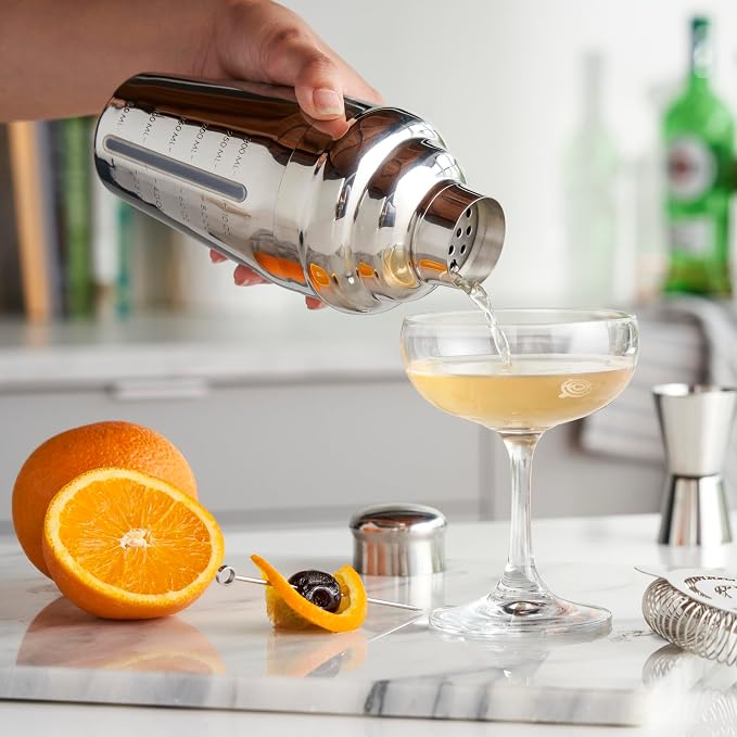 True Vista Stainless Steel Cocktail Shaker - Image 5
