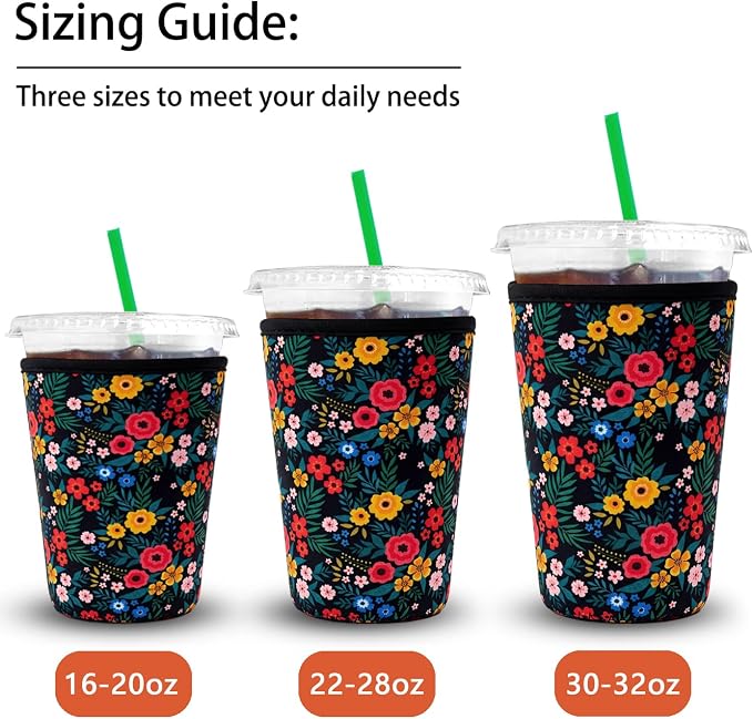 Reusable Iced Coffee Insulator Sleeve - Image 2