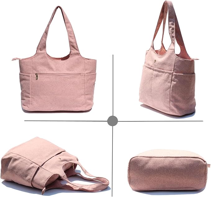ESVAN Yoga Tote Bag Mat bag Women Shoulder Bags Carryall Tote - Image 7