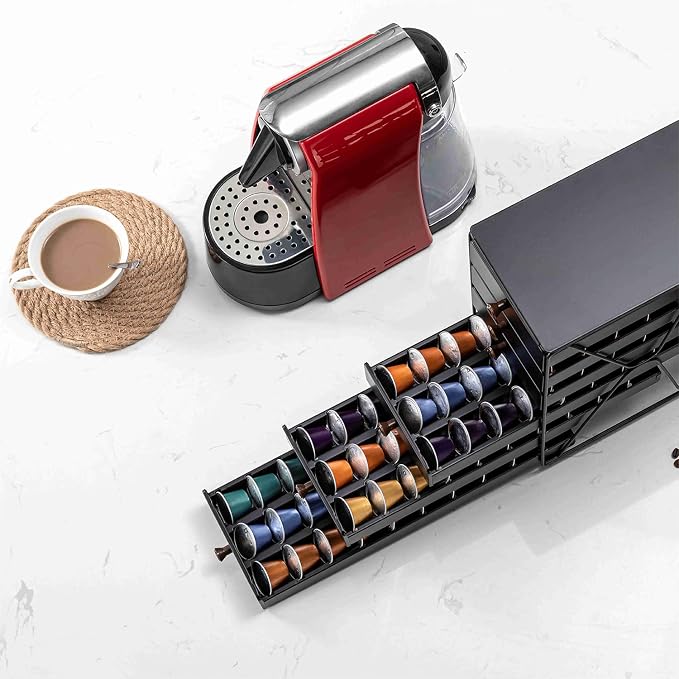 ZCDCP Coffee Pod Holder, 6 Tiers Coffee Pod Drawer - Image 2