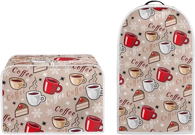 doginthehole Blender Dust Cover and 4 Slice Bread Toaster Cover Bakeware - Image 5