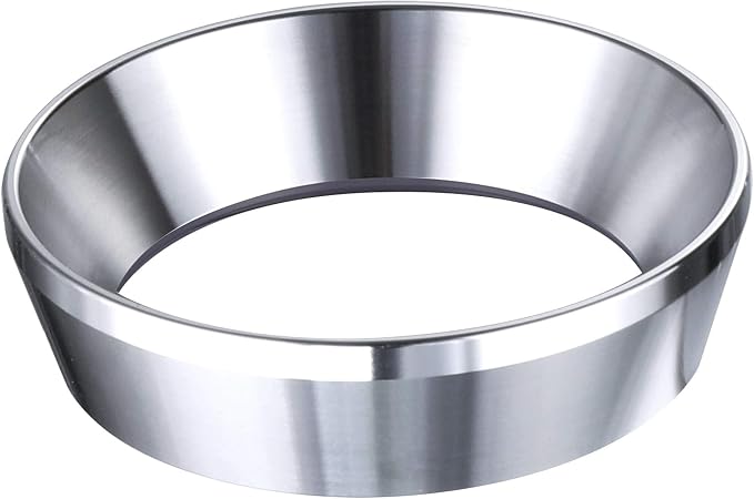 54mm Espresso Dosing Funnel Stainless Steel Coffee Dosing Ring fits 54mm by Joytata