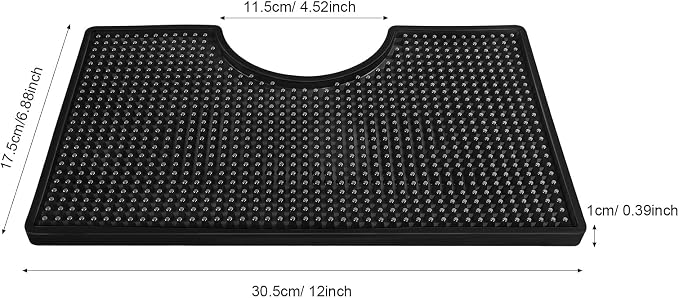 MRbrew Beer Drip Tray, Non-Slip PVC Kegerator Surface Mount Drip Tray Mat - Image 7