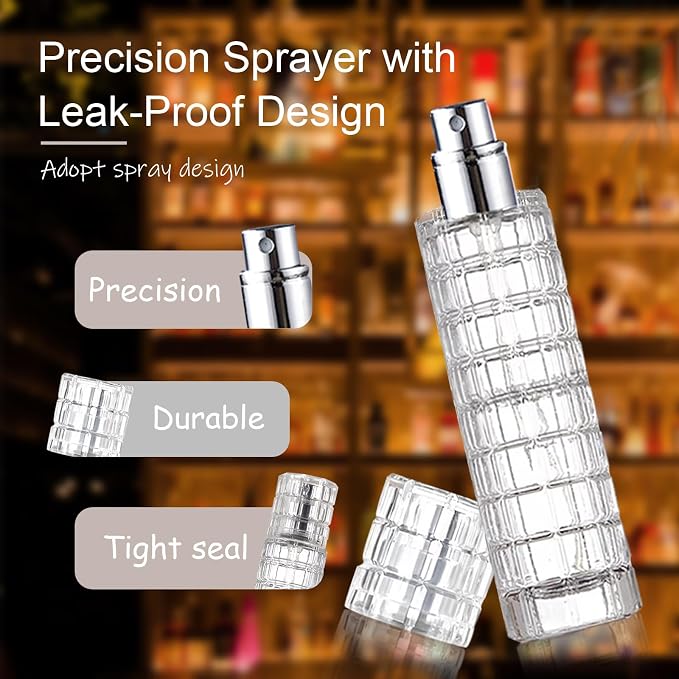 Cocktail Atomizer & RDT Spray Bottle 2 Pack, 30ml Glass Fine Mister - Image 7
