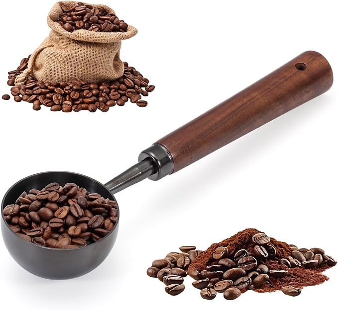 Vintage Coffee Scoop 10g/30ml Capacity Retro 304 Stainless Steel Coffee by Dazzleimart
