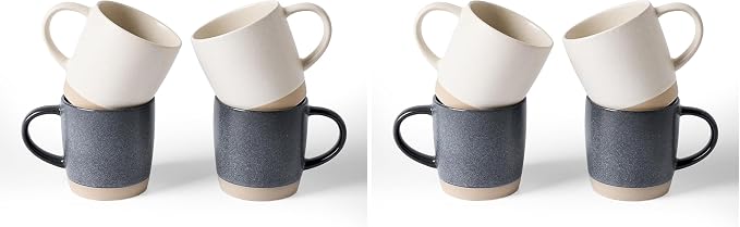 famiware Coffee Mugs Set of 4, Milkyway 13 oz Mug Set, Ceramic Cup Set by Famiware