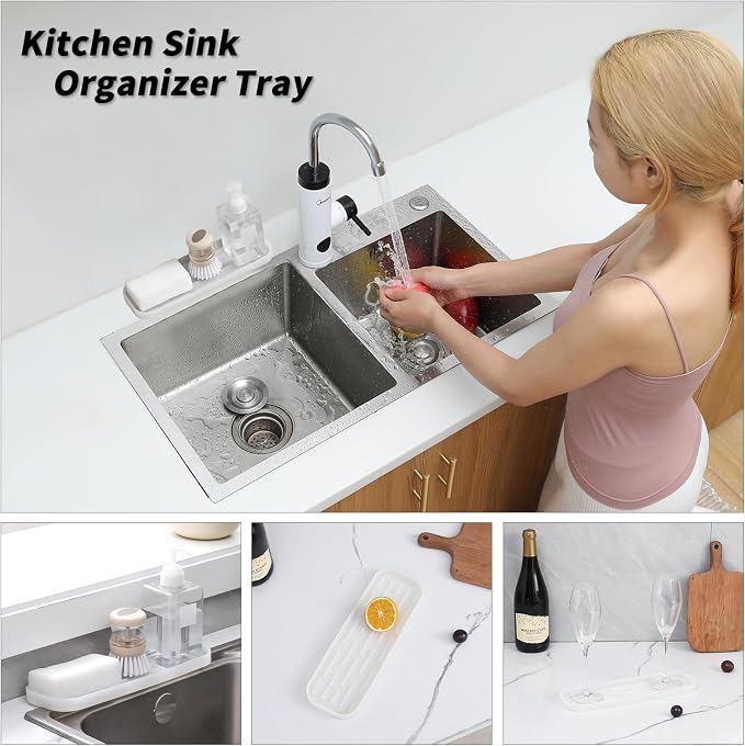 MicoYang Silicone Kitchen Sink Organizer Tray - Image 3