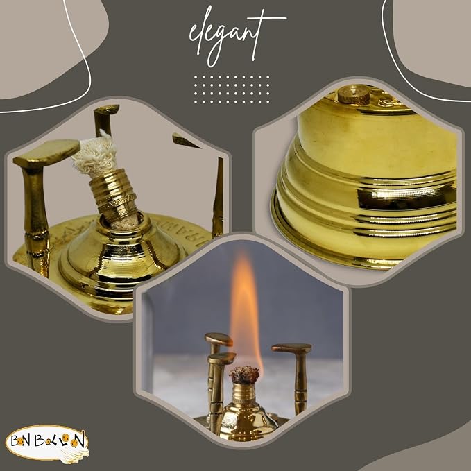 Al Bramony Brass Copper Turkish Greek Coffee Alcohol Burner Maker Table Top - Image 8