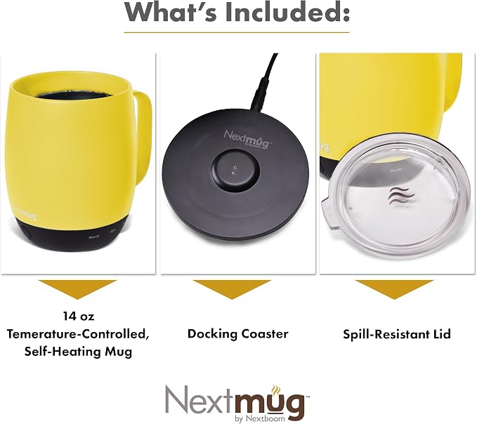 Nextmug - Temperature-Controlled, Self-Heating Coffee Mug - Image 4
