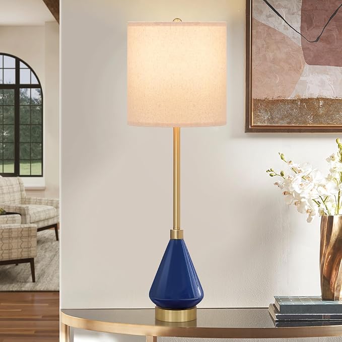 32" Gold Buffet Lamps Set of 2 - Image 4