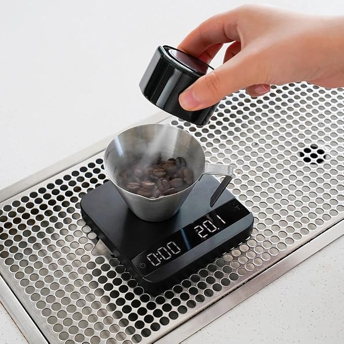 watchget Stainless Steel Espresso Cups, Single Spout & Scale Measuring Cup - Image 5