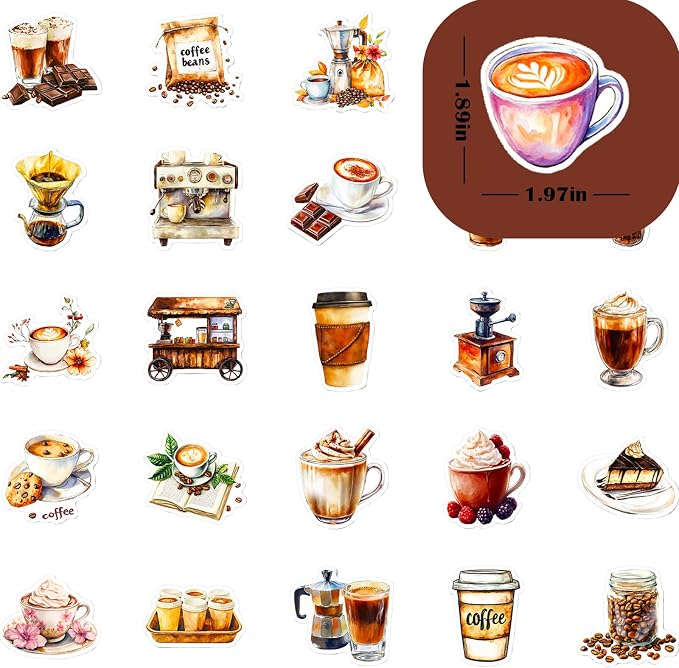Ychsring Dessert Coffee Stickers - Image 6