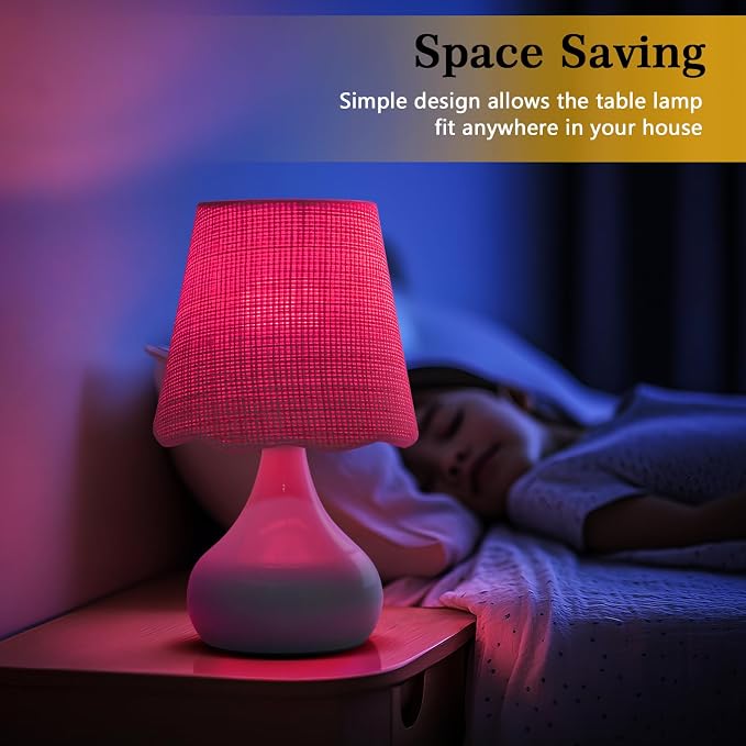 Cordless Table Lamp Rechargeable, Light Blue Mini Cute Table Lamp - Image 8