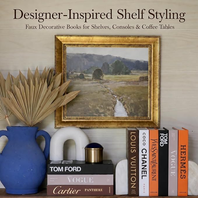 PROBENEX 7 Pcs Decorative Books | Faux Suite Coffee Table & Shelf Decor | - Image 6