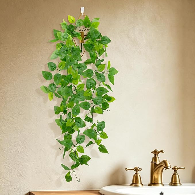 LOYWREE 2 Pack Artificial Hanging Plants - Image 6