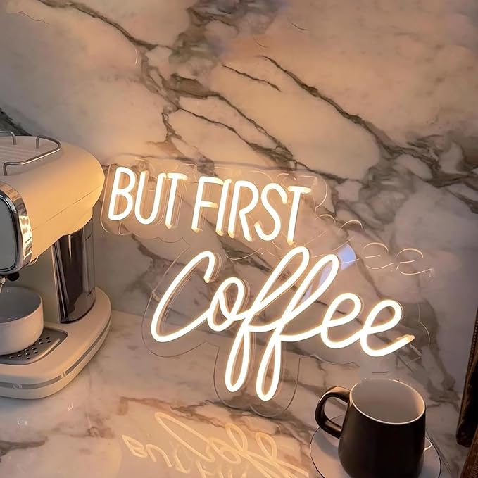 BUT FIRST Coffee Neon Sign - Image 3
