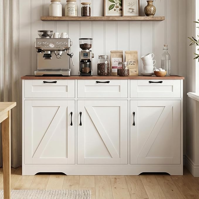 42" Farmhouse Buffet Cabinet by Unknown