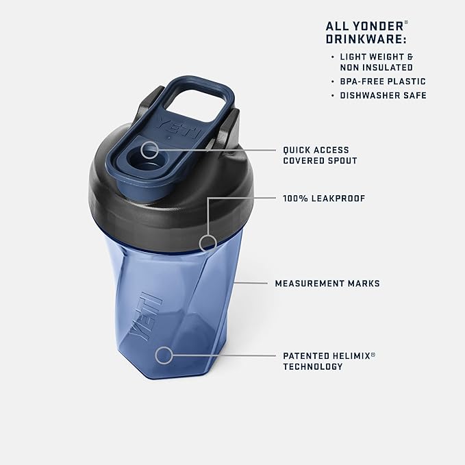 YETI Yonder Helimix Vortex Blender Shaker Bottle Holds up to 20oz | No Blending - Image 3