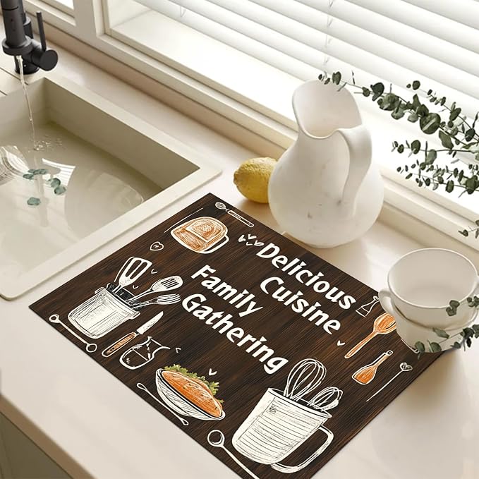HOMETITUTE Stove Top Covers for Electric Stove Heat Resistant 28x20 Inch Glass - Image 3