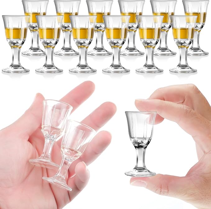 CHENGU 12 Pcs Mini Shot Glasses by CHENGU