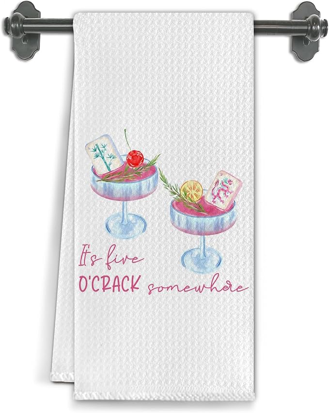 Mahjong Cocktail，Mahjong Gifts for Women Funny Kitchen Towels, Gift for Mahjong by Unknown