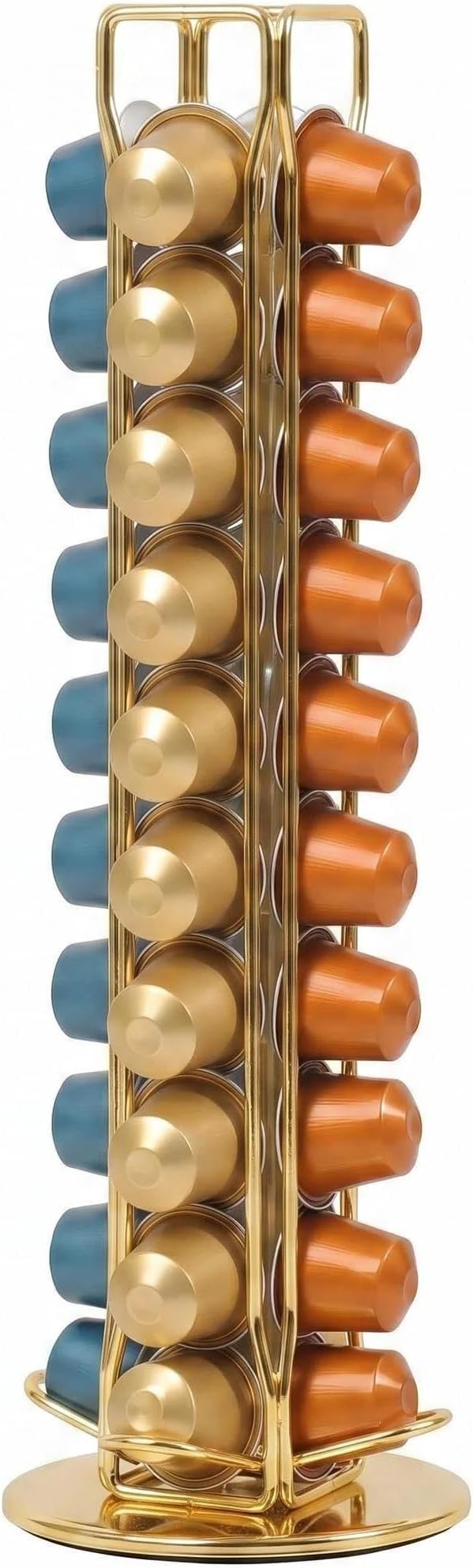 Coffee Pod Holder for Nespresso OriginalLine, Rotating Coffee Capsule Storage by ZECENN