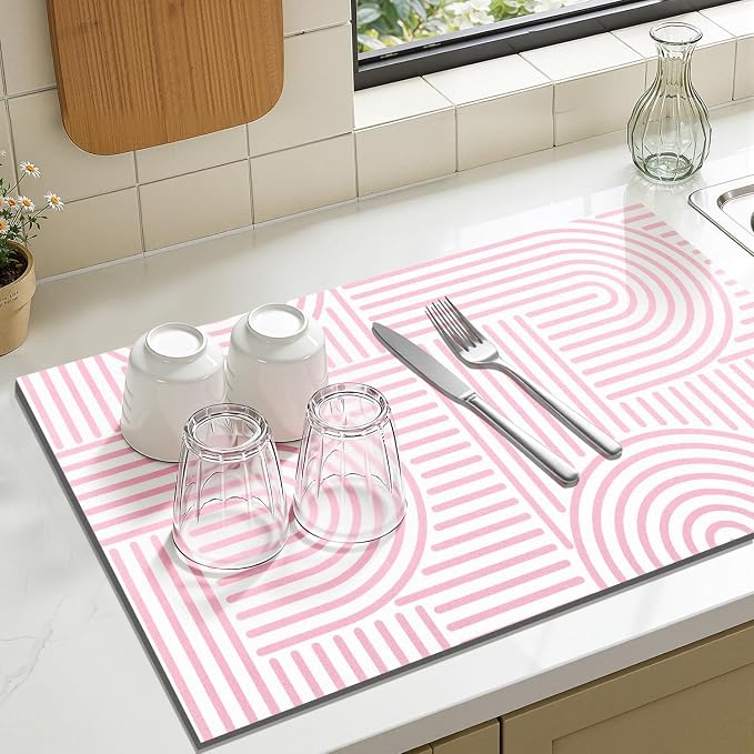 Findosom Dish Drying Mat, Hide Stain Drying Mat - Image 4