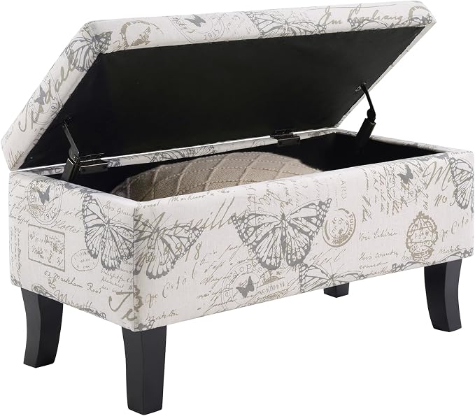 Convenience Concepts Designs4Comfort Winslow Storage Ottoman Bench 32" - Image 4