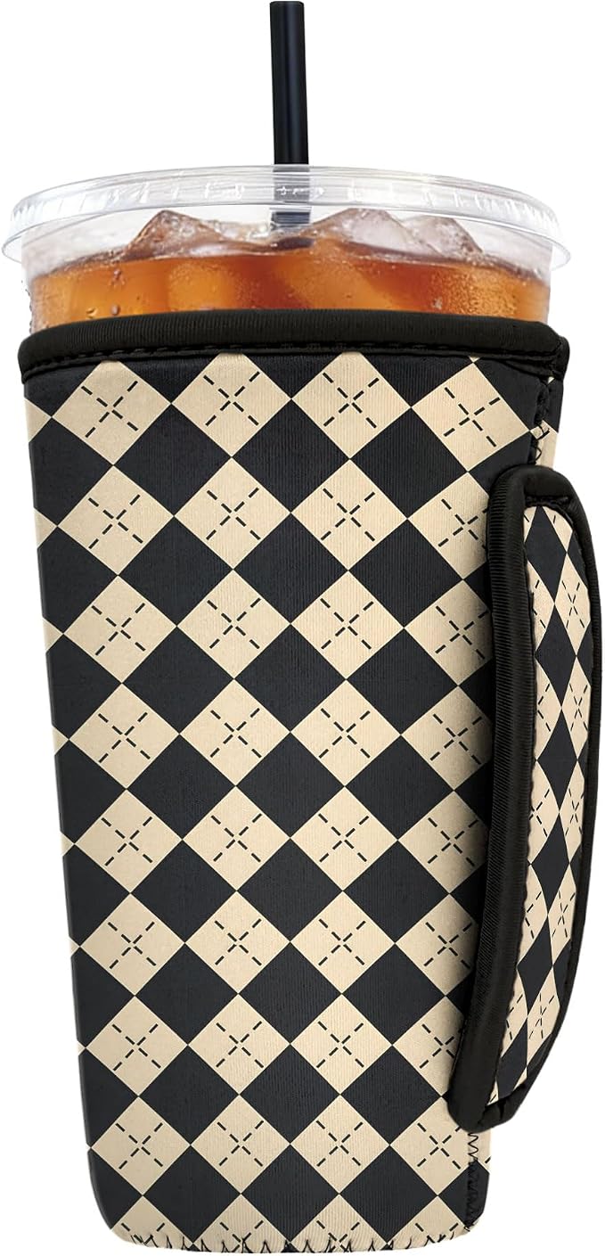 Reusable Insulated Neoprene Iced Coffee Sleeve by Cavllson