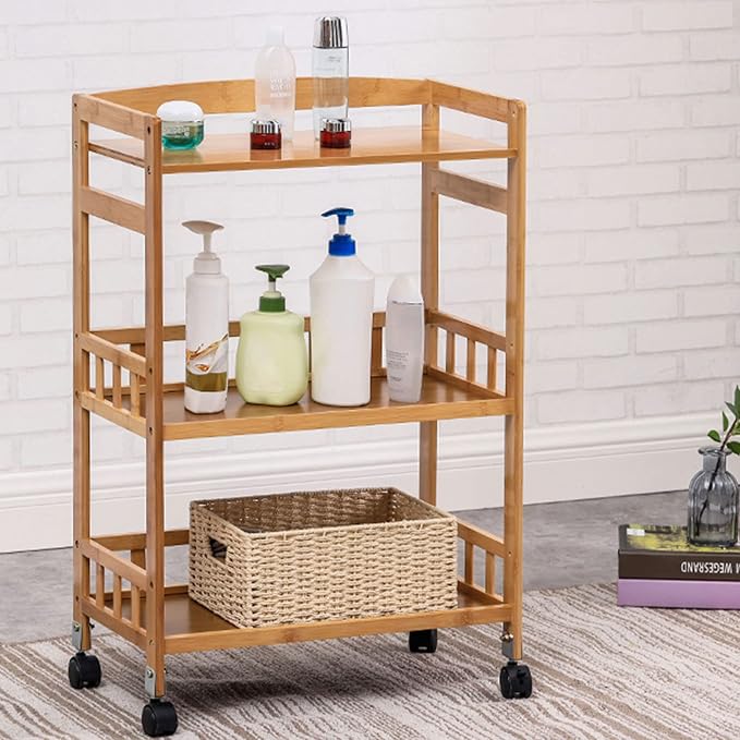 3 Tier Rolling Kitchen Cart by Unknown