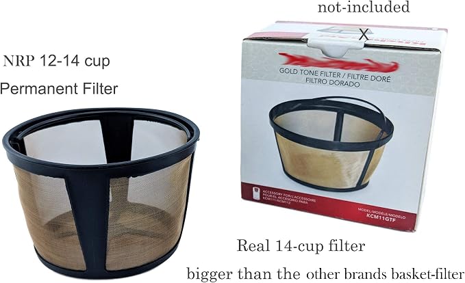 NRP Tall 14-cup Screen Basket Permanent Coffee Filter Replacement - Image 8
