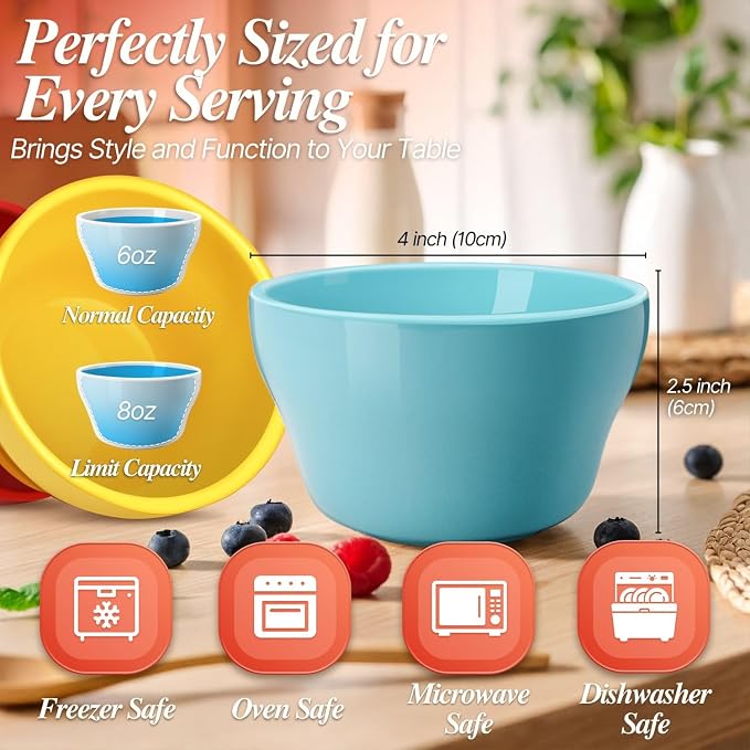 Flexzion Bouillon Cup and Soup Bowls 8 oz - Image 6