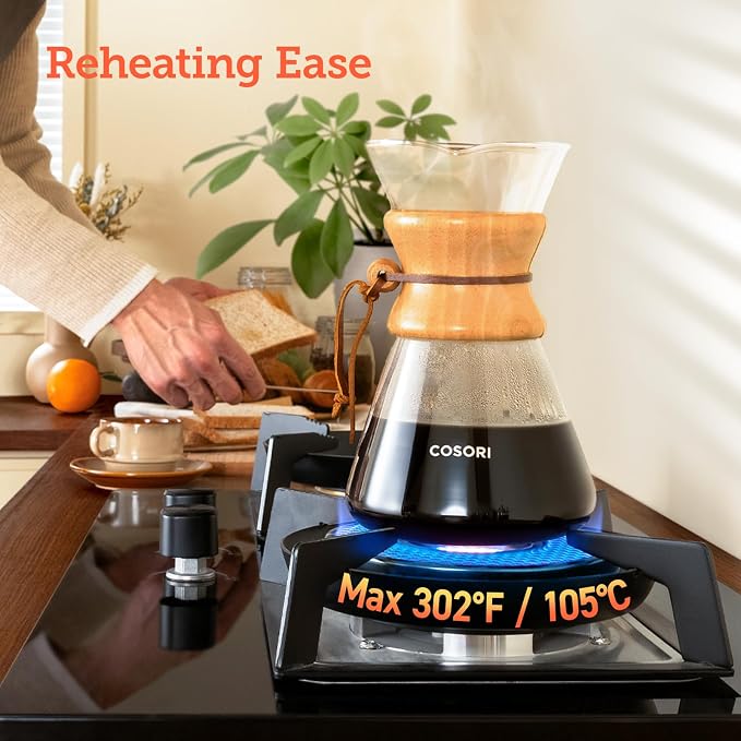 COSORI 1500W Electric Kettle & 8-Cup Pour Over Coffee Maker - Image 7