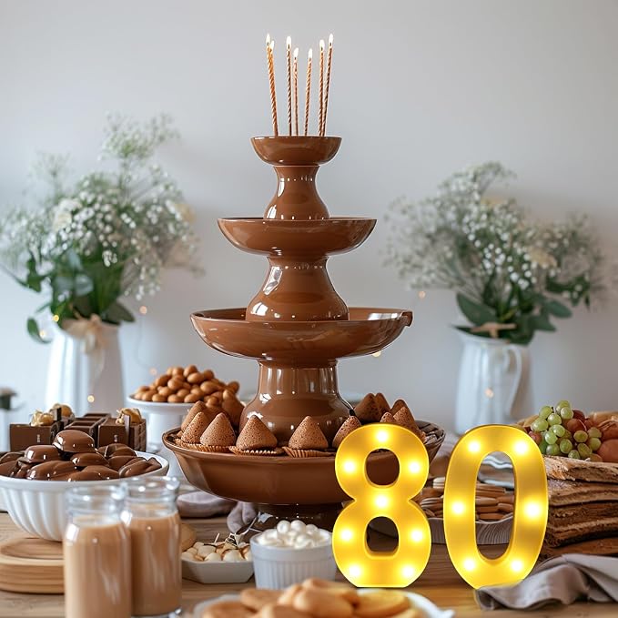 80th Birthday Decorations for Women Men, Happy 80 Birthday Decorations for - Image 4