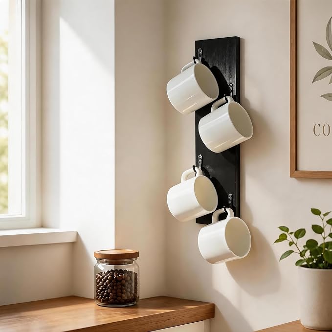 Yohsnor Mug Rack Wall Mounted - Image 6