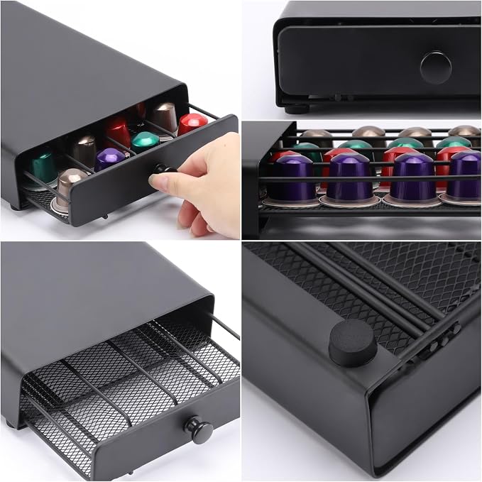 Coffee Pod Storage Drawer Holder, 40 Capsule Capacity - Image 5
