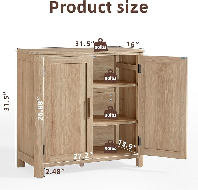 Joaxswe Sideboard Buffet Cabinet - Image 2