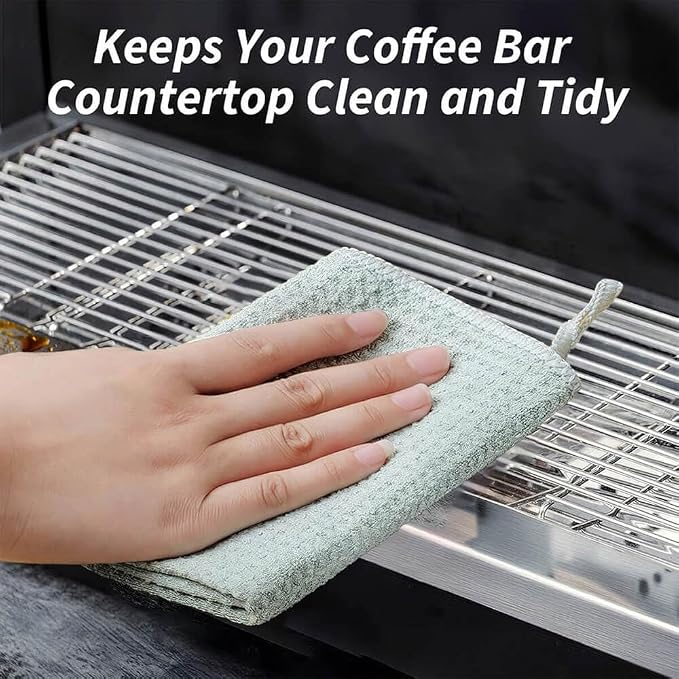 Barista Towels 6 Pack, Microfiber Professtional Coffee Cleaning Cloths - Image 5