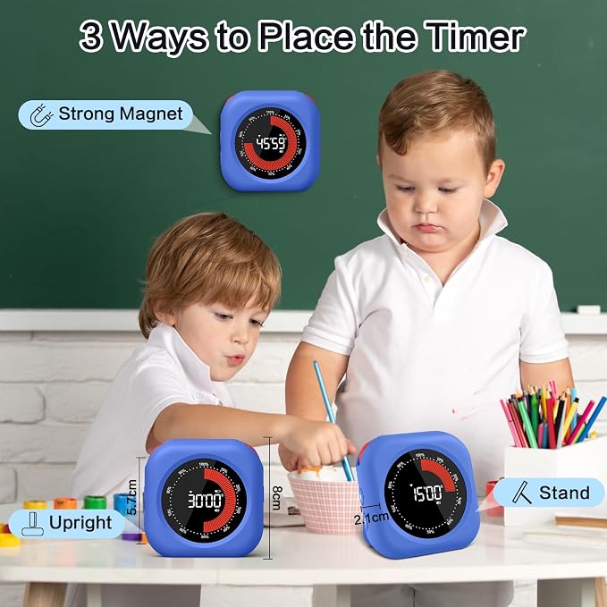 Visual Timer for Classroom Rechargeable, 10-Hour Digital Timers - Image 6