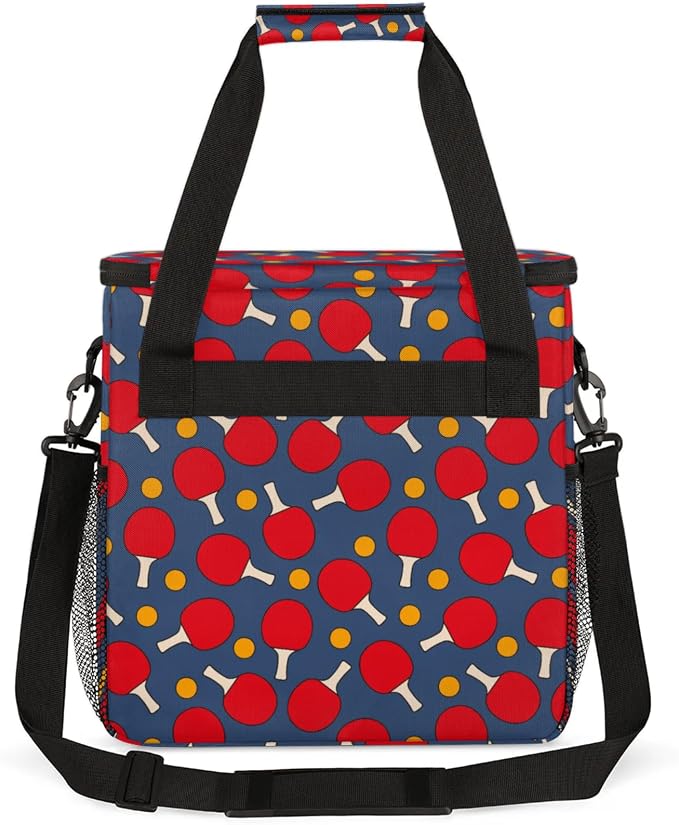 Table Tennis Pattern Coffee Maker Travel Bag, Table Tennis Pattern Large - Image 5