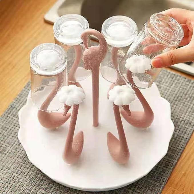 Rotatable Swan Cup Holder, Coffee Tree Mug Holder Drying Drain Holder Cup - Image 2