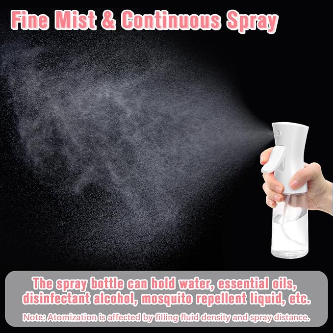 Continuous Spray Bottle, Hair Spray Bottle, Plants Water Spray Mist Bottle - Image 3