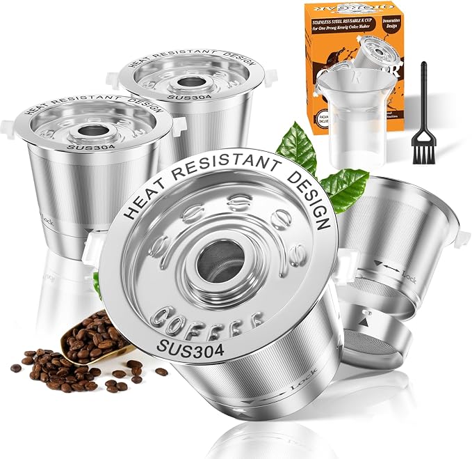 4 Pack Reusable K Cups for Keurig- All Stainless Steel Coffee Pods for Keurig 1 by Unknown