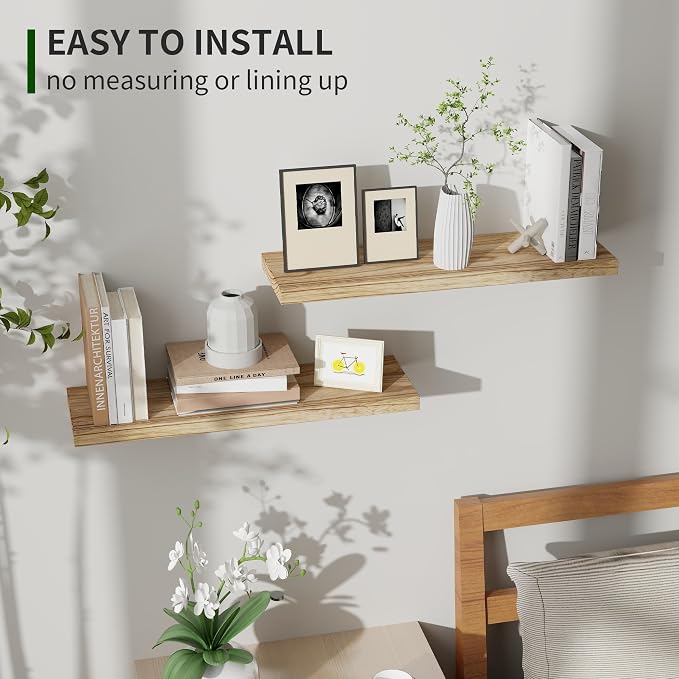 Marsmiles Wood Floating Shelves - Image 4