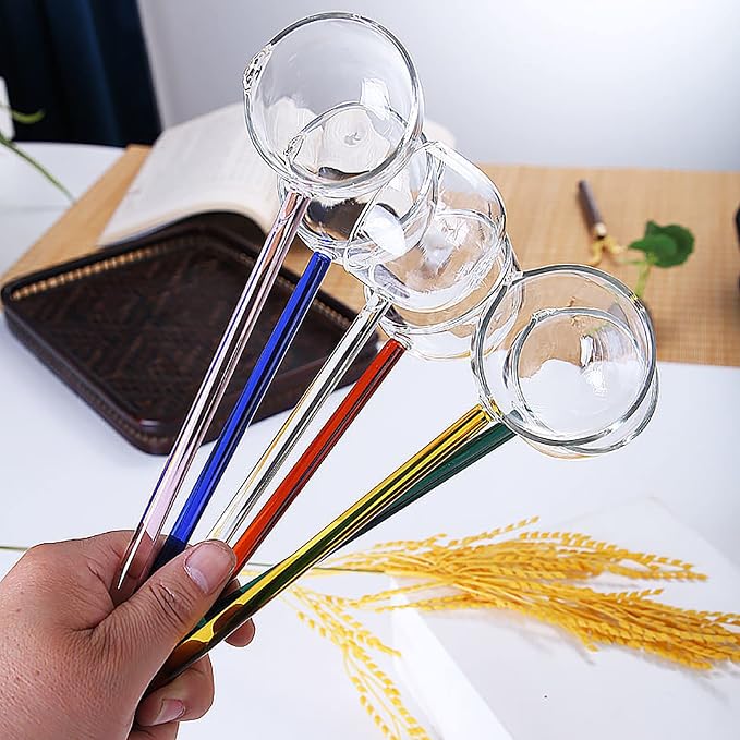 Clear Glass Stirring Spoons Transparent Crystal Teaspoons Milk Cocktail Cold - Image 3