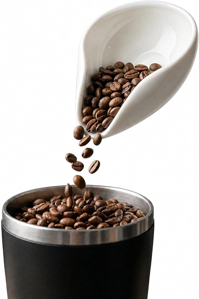 BRBASAP Coffee Bean Dosing Cup Ceramic Espresso Measuring Tray Coffee Dosing by BRBASAP