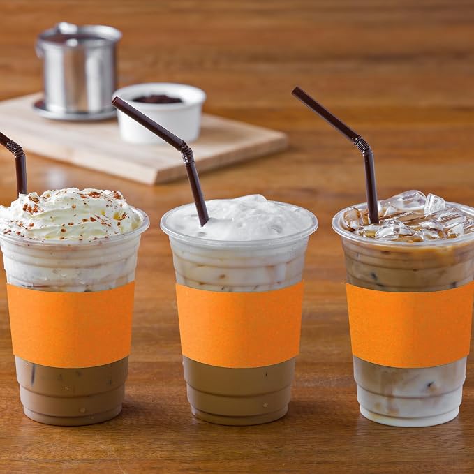 Disposable Coffee Cup Sleeves Corrugated Kraft Paper Coffee Cup Sleeves Holder - Image 2