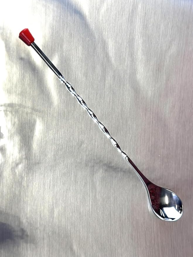 Rattleware 11" Twist Bar Spoon – Stainless Steel Long Handle Cocktail Mixing - Image 4